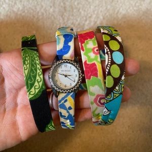 Vera Bradley watch set